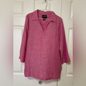 Tahari Fuchsia Women's Tunic Top